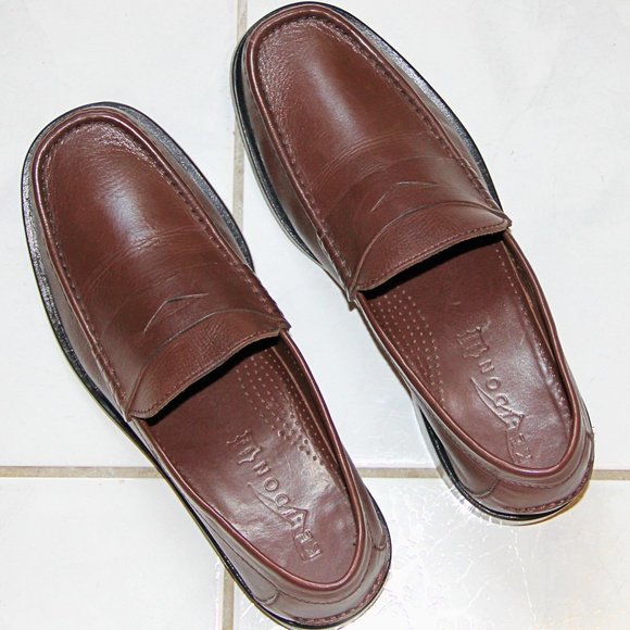 Brown leather Men's shoes , Made in Italy - Picture 6 of 6